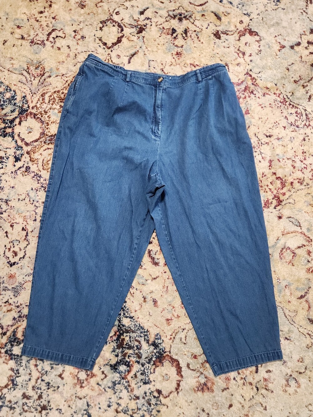 Talbots Vintage Petite 90s Cotton Mom Jean Medium Wash Size 24W